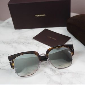 Tom Ford Dakota-02 Oversized Wayfarer Sunglasses